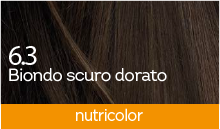 BioKap Nutricolor 6.3 barva za lase - temno zlato blond, 140 ml