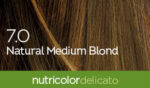 BioKap Nutricolor Delicato 7.0 barva za lase - naravno srednje blond, 140 ml BioKap Nutricolor Delicato 7.0 barva za lase - naravno srednje blond, 140 ml
