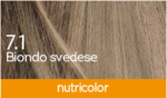 BioKap Nutricolor 7.1 barva za lase - švedsko blond, 140 ml BioKap Nutricolor 7.1 barva za lase - švedsko blond, 140 ml