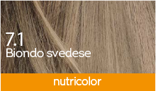 BioKap Nutricolor 7.1 barva za lase - švedsko blond, 140 ml