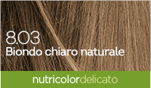 BioKap Nutricolor Delicato 8.03 barva za lase - naravno blond, 140 ml