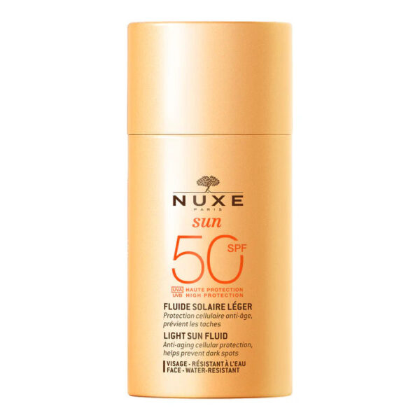 Nuxe Sun lahek fluid za zaščito pred soncem za obraz ZF50, 50 ml Nuxe Sun lahek fluid za zaščito pred soncem za obraz ZF50, 50 ml