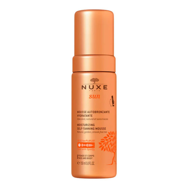 Nuxe Sun vlažilna samporjavitvena pena, 150 ml