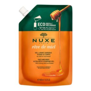 Nuxe Rêve de Miel bogati čistilni gel - refill, 400 ml