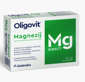 Galenika Oligovit Magnezij Direct prašek, 20 vrečk