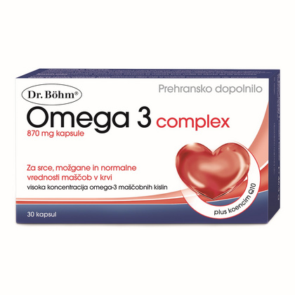 Dr. Böhm Omega-3 complex kapsule, 30 kapsul Dr. Böhm Omega-3 complex kapsule, 30 kapsul