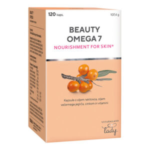 Vitabalans Lady Beauty Omega-7 kapsule, 120 kapsul