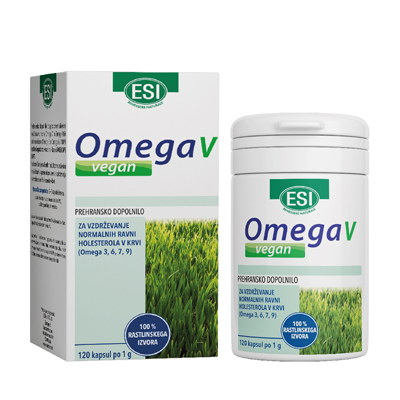 Esi Omega V Vegan, 120 kapsul Esi Omega V Vegan, 120 kapsul