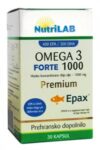 Nutrilab Omega 3 1000 Forte Premium kapsule, 30 kapsul Nutrilab Omega 3 1000 Forte Premium kapsule, 30 kapsul