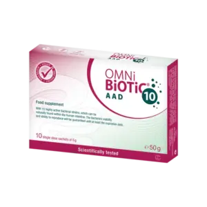 OMNi BiOTiC 10 AAD vrečke, 10 vrečk po 5 g praška
