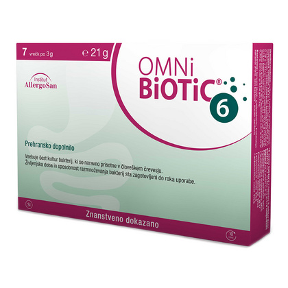 OMNi BiOTiC 6 vrečke, 7 vrečk po 3 g praška OMNi BiOTiC 6 vrečke, 7 vrečk po 3 g praška