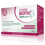 OMNi BiOTiC FLORA plus+ vrečke, 28 vrečk po 2 g praška