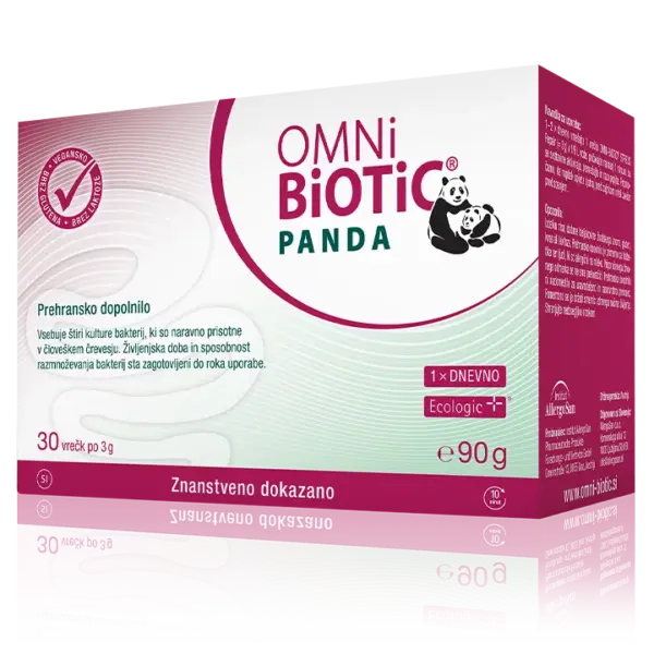 OMNi BiOTiC PANDA vrečke, 30 vrečk po 3 g praška OMNi BiOTiC PANDA vrečke, 30 vrečk po 3 g praška