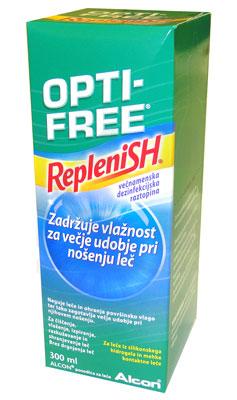 Opti-Free Replenish tekočina za leče, 300 ml