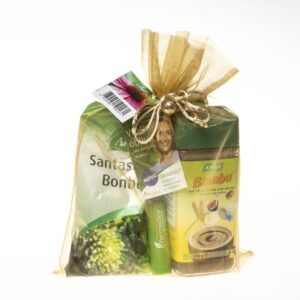 A. Vogel darilni paket: Bambu žitna kava + Santasapina bonboni + balzam za ustnice
