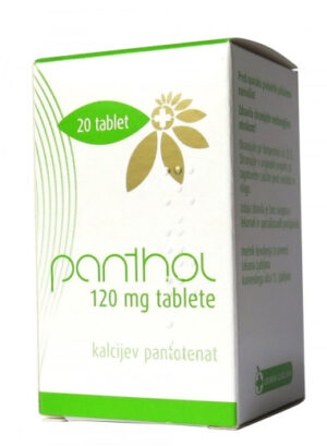 Panthol 120 mg tablete, 20 tablet