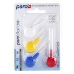 Paro Flexi grip medzobna ščetka, 4 medzobne ščetke različnih velikosti Paro Flexi grip medzobna ščetka, 4 medzobne ščetke različnih velikosti