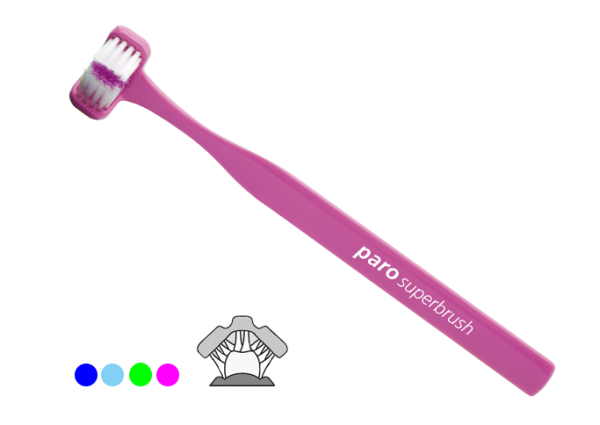Paro Super brush zobna ščetka s trojno glavo, 1 ščetka Paro Super brush zobna ščetka s trojno glavo, 1 ščetka