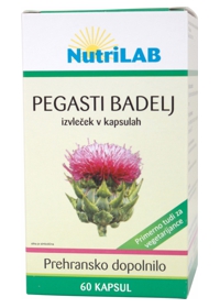 Nutrilab Pegasti badelj kapsule, 60 kapsul