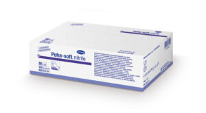 Peha-Soft Nitrile modre nesterilne rokavice brez pudra (velikost S), 100 rokavic