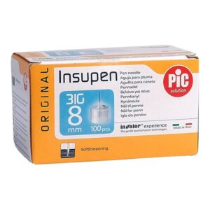 PiC Insupen igle za inzulin G31 8 mm, 100 igel PiC Insupen igle za inzulin G31 8 mm, 100 igel