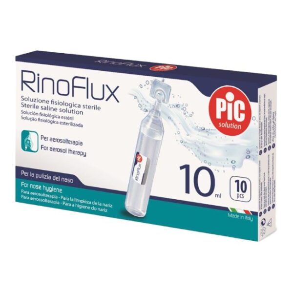 PiC Fiziološka raztopina RinoFlux ampule, 10 x 10 ml PiC Fiziološka raztopina RinoFlux ampule, 10 x 10 ml