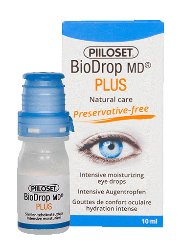 Piiloset Biodrop MD Plus kapljice za suho oko s trehalozo, 10 ml Piiloset Biodrop MD Plus kapljice za suho oko s trehalozo, 10 ml