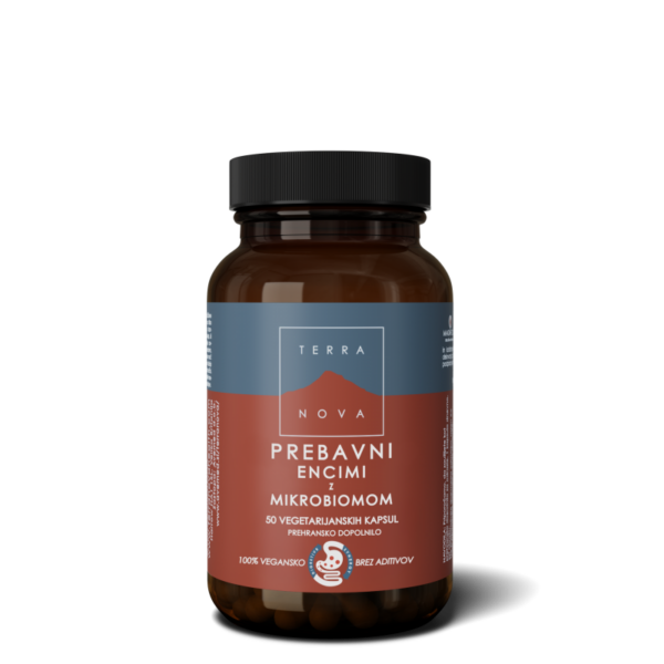 Terranova Prebavni encimi z mikrobiomom kompleks, 50 kapsul Terranova Prebavni encimi z mikrobiomom kompleks, 50 kapsul