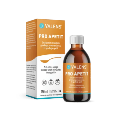 Valens Pro Apetit tekočina, 150 ml Valens Pro Apetit tekočina, 150 ml