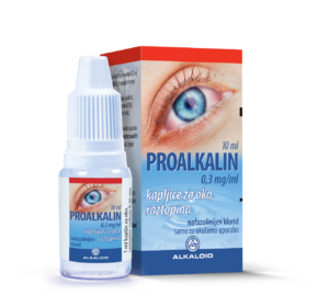 Proalkalin 0,3 mg/ml kapljice za oko, raztopina, 10 ml