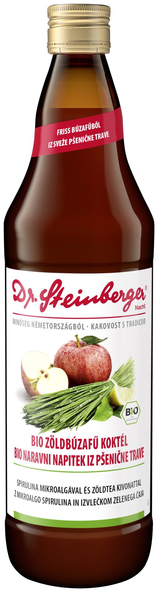Dr. Steinberger BIO napitek iz pšenične trave, 750 ml Dr. Steinberger BIO napitek iz pšenične trave, 750 ml