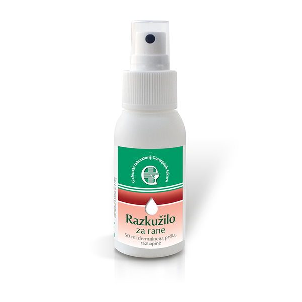 Razkužilo za rane dermalno pršilo, 50 ml Razkužilo za rane dermalno pršilo, 50 ml