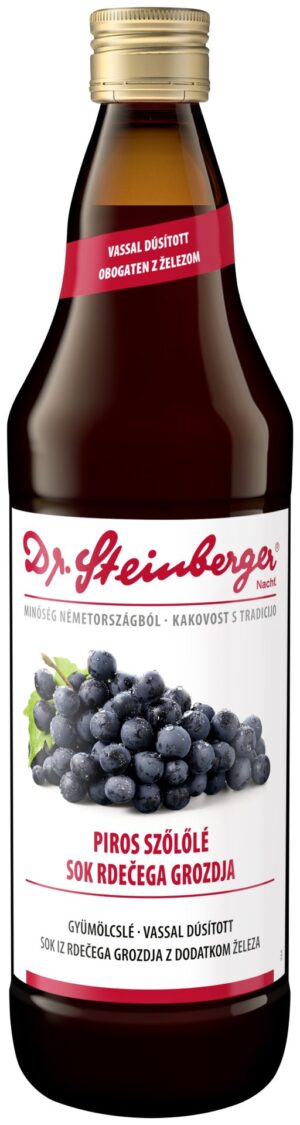 Dr. Steinberger BIO sok iz rdečega grozdja, 750 ml