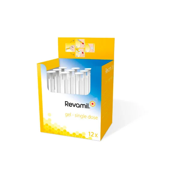 Revamil gel za rane v obliki brizg za enkratno uporabo, 12 brizg Revamil gel za rane v obliki brizg za enkratno uporabo, 12 brizg