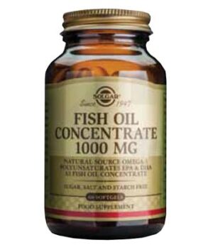Solgar Ribje olje koncentrat 1000 mg, 60 kapsul