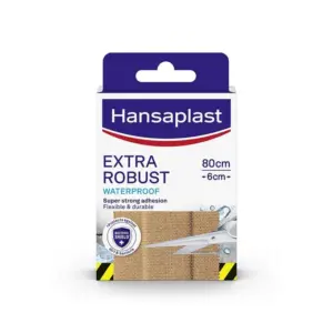 Hansaplast Extra Robust vzdržljiv vodoodporen obliž za rezanje, 80 x 6 cm
