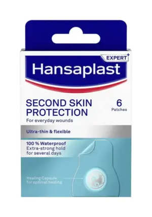 Hansaplast Second Skin Protection hidrokoloidni obliž, 6 obližev