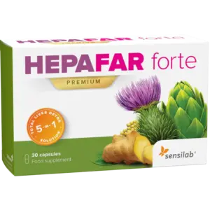 Sensilab Hepafar Forte Premium kapsule, 30 kapsul
