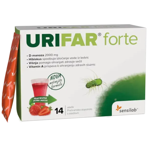 Sensilab Urifar Forte vrečke, 14 vrečk Sensilab Urifar Forte vrečke, 14 vrečk