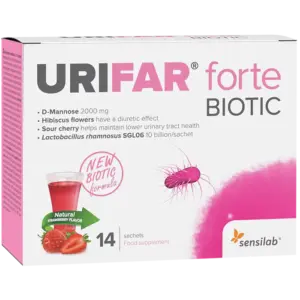Sensilab Urifar Forte Biotic vrečke, 14 vrečk