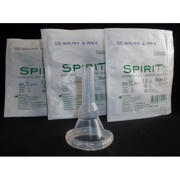 Spirit Stil 1 Silikonski urinal kondom velikost 36 mm (large), 30 kondomov Spirit Stil 1 Silikonski urinal kondom velikost 36 mm (large), 30 kondomov