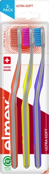 Elmex Ultra soft zobna ščetka, 3 ščetke