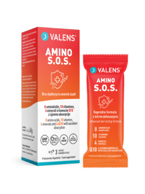 Valens Amino S.O.S. prašek za pripravo napitka, 3 vrečke