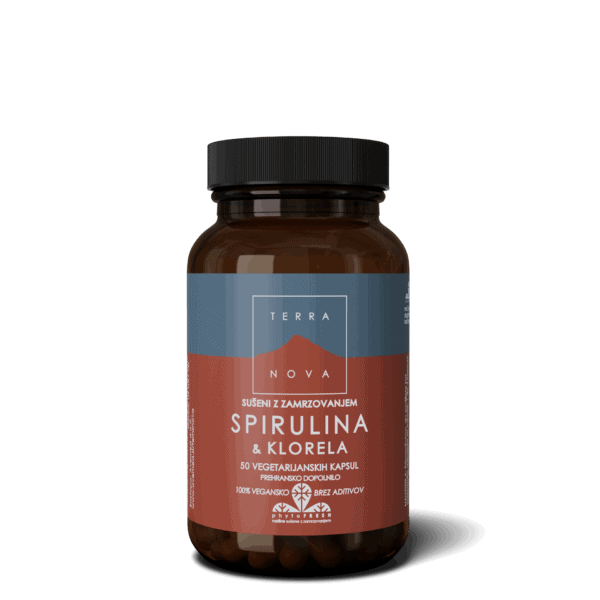 Terranova Spirulina in klorela, 50 kapsul Terranova Spirulina in klorela, 50 kapsul