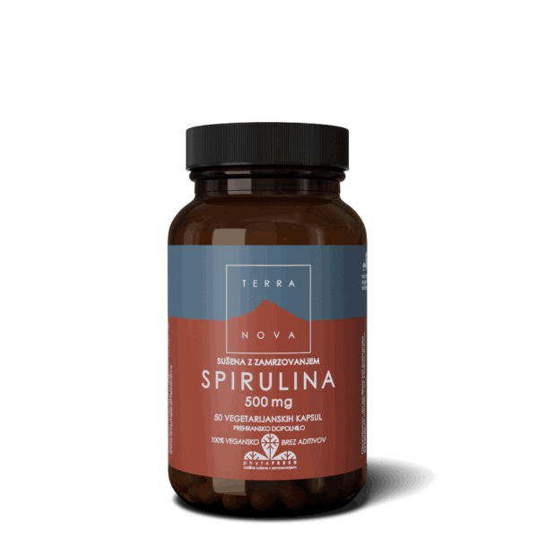 Terranova Spirulina 500 mg, 50 kapsul Terranova Spirulina 500 mg, 50 kapsul