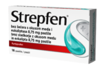 Strepfen brez sladkorja z okusom medu in evkalipta 8,75 mg pastile, 16 pastil Strepfen brez sladkorja z okusom medu in evkalipta 8,75 mg pastile, 16 pastil