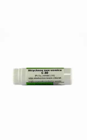 Strychnos nux-vomica C200 homeopatske kroglice, 1 g