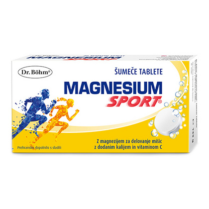 Dr. Böhm Magnesium Sport šumeče tablete, 40 tablet Dr. Böhm Magnesium Sport šumeče tablete, 40 tablet