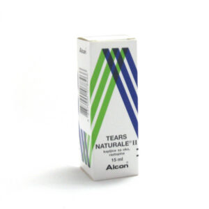 Tears Naturale II kapljice za oko, raztopina, 15 ml