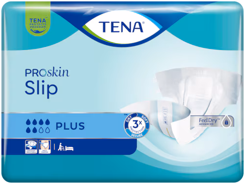 Tena Slip Proskin Plus hlačne predloge za težko in zelo težko inkontinenco – velikost S, 30 predlog Tena Slip Proskin Plus hlačne predloge za težko in zelo težko inkontinenco – velikost S, 30 predlog
